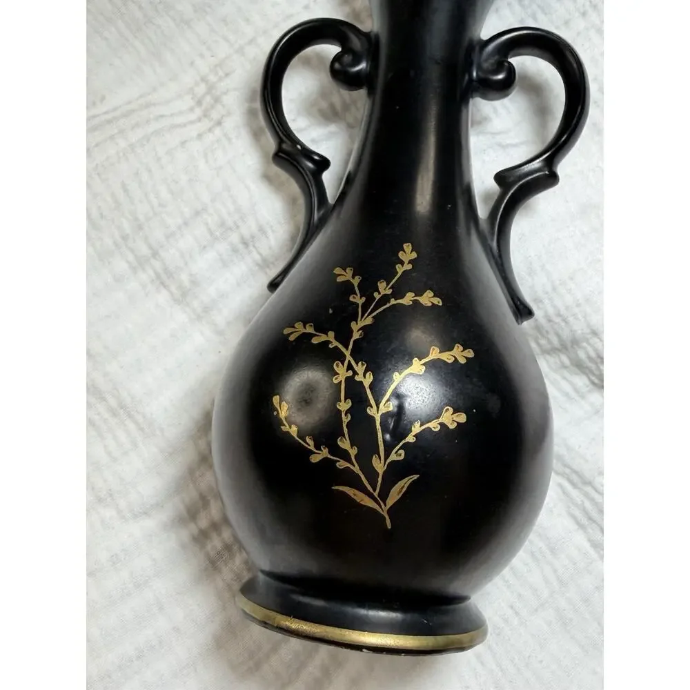 Vintage Hand Painted Pitcher Vase Original Arnart Creation Victorian Shabby Rose